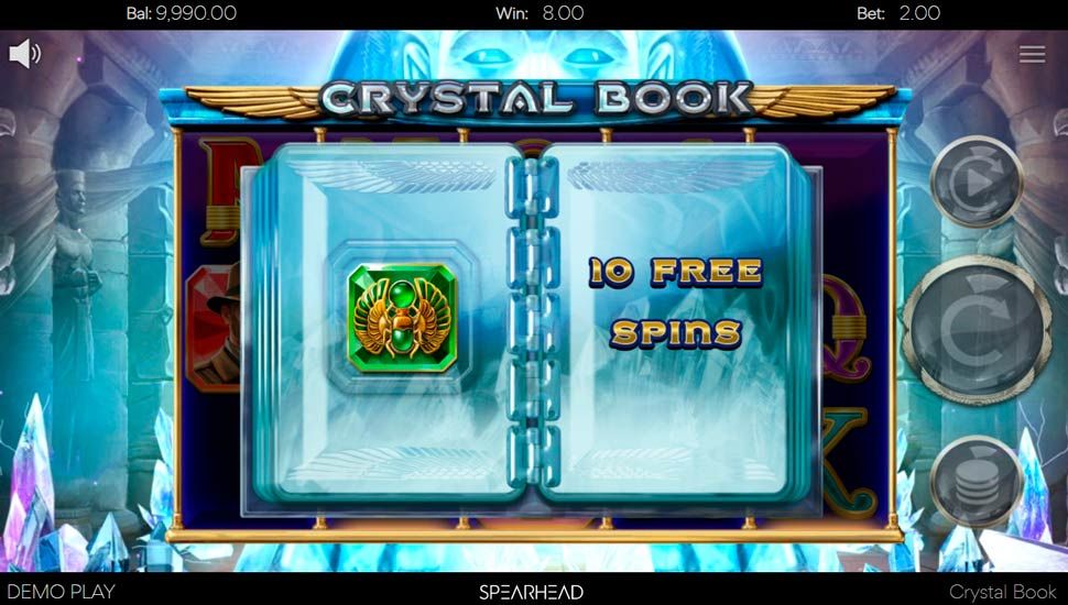 Crystal Book slot free spins