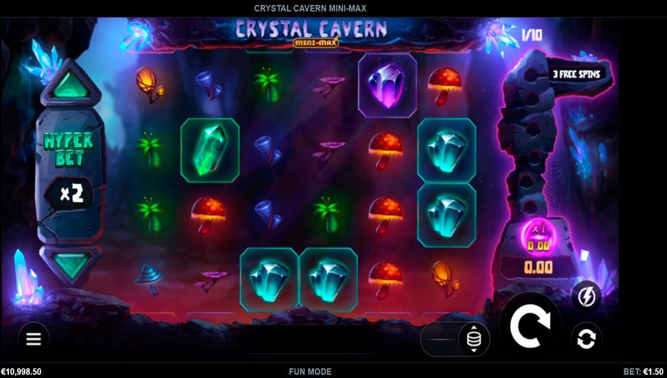 Crystal Cavern Mini-Max Slot - Review, Free & Demo Play
