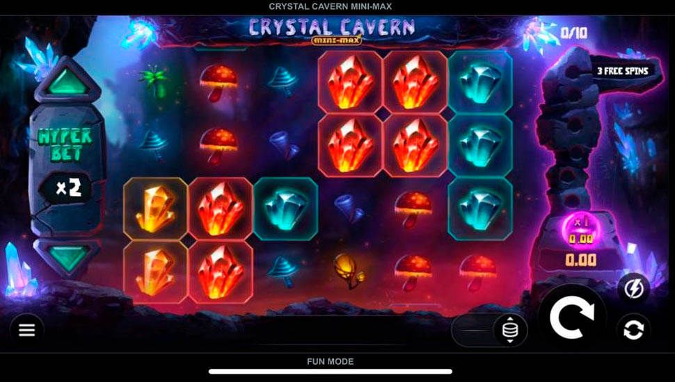 Crystal Cavern Mini-Max slot mobile