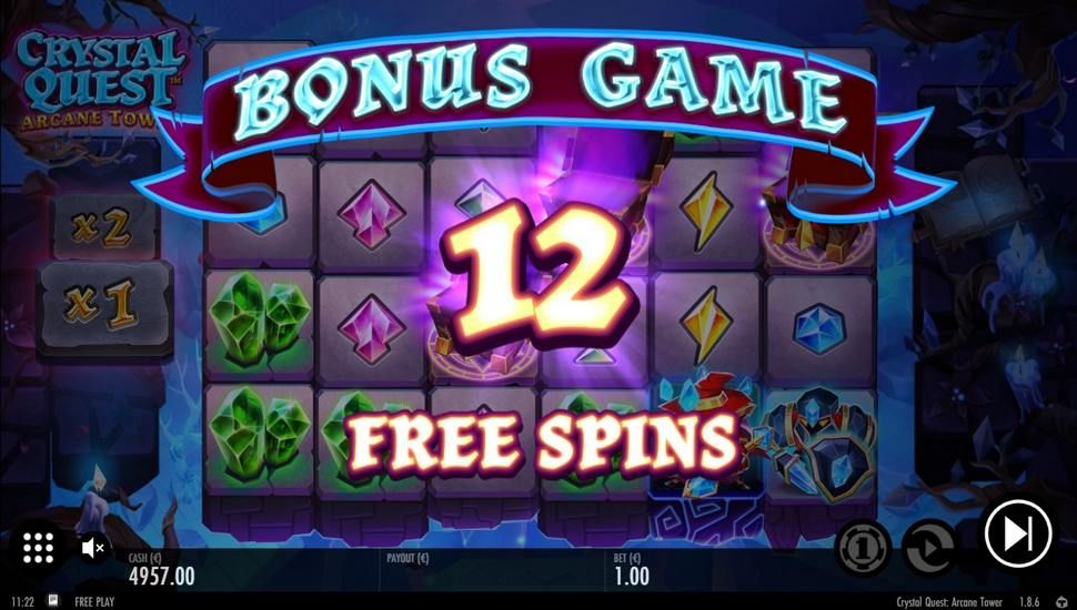 Crystal Quest: Arcane Tower Slot - Free Spins