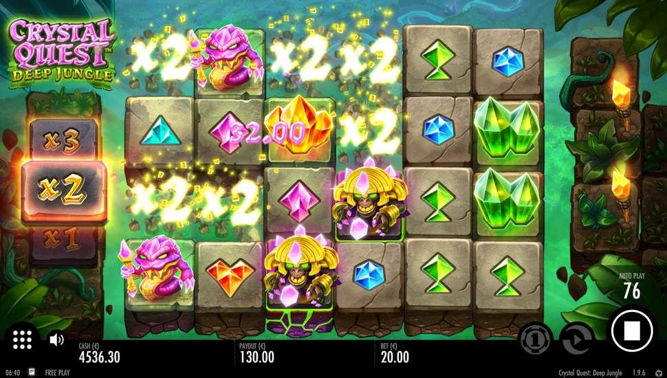 Crystal Quest: Deep Jungle Slot - Multiplier