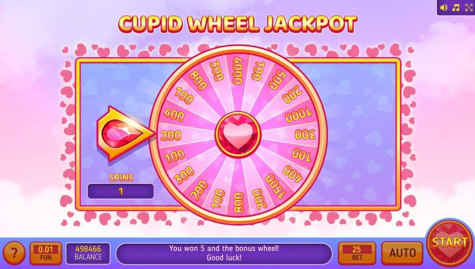 Cupid Wheel Jackpot slot - feature