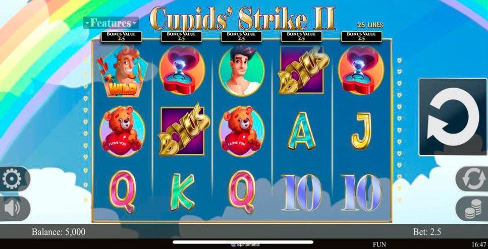 Cupids Strike 2 slot mobile
