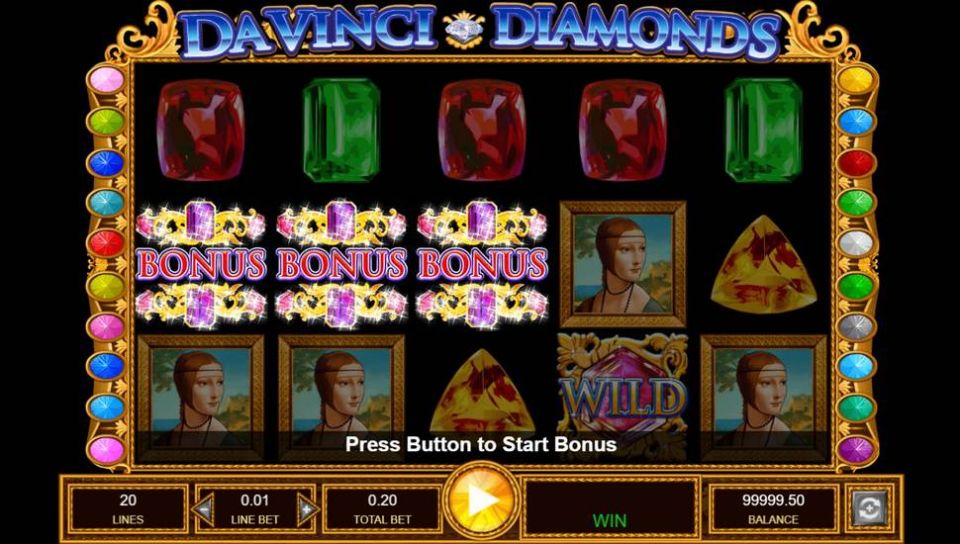 Da Vinci Diamonds slot Free spins