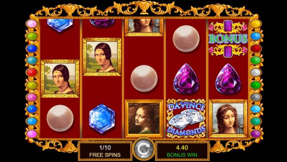 Da Vinci Diamonds slot Tumbling Reels