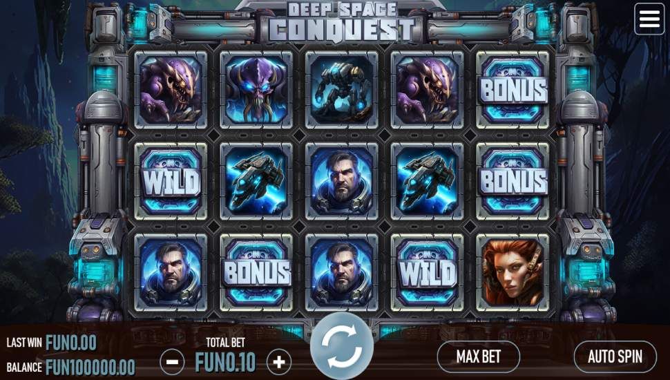 Deep Space Conquest slot - bonus game