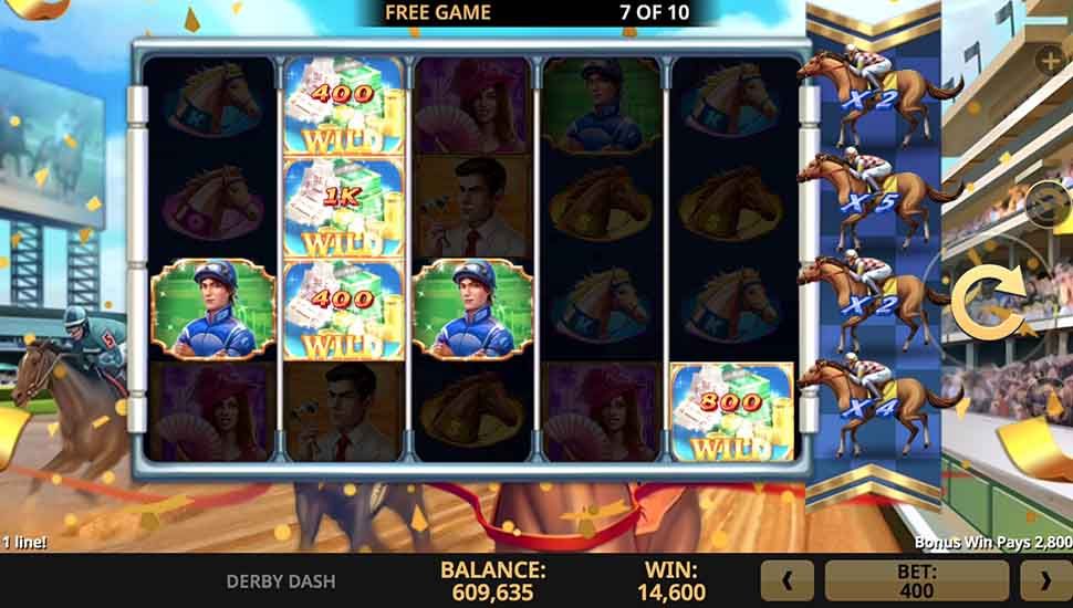 Derby Dash slot free spins