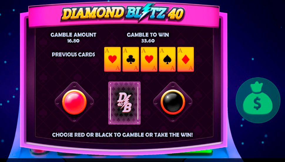 Diamond blitz 40 Slot - Risk Game