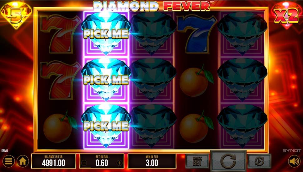 Diamond Fever slot Free Spins