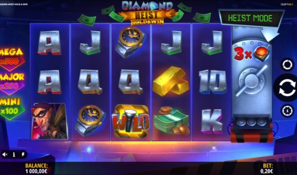 Diamond Heist Hold & Win