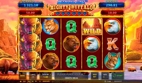 Diamond Link: Mighty Buffalo