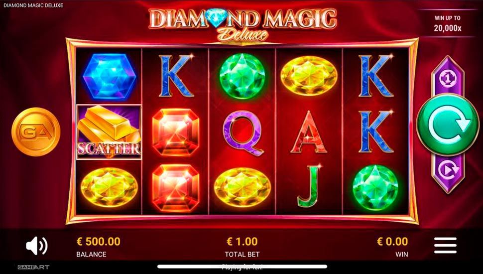 Diamond magic deluxe slot mobile