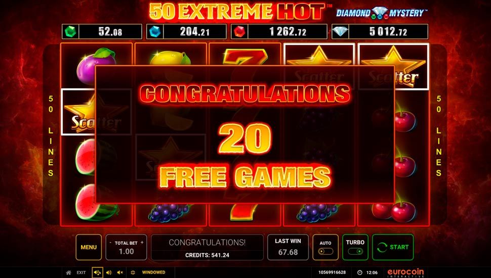 Diamond mystery 50 extreme hot slot - free games