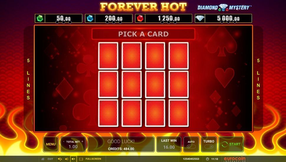 Diamond mystery forever hot slot gamble round