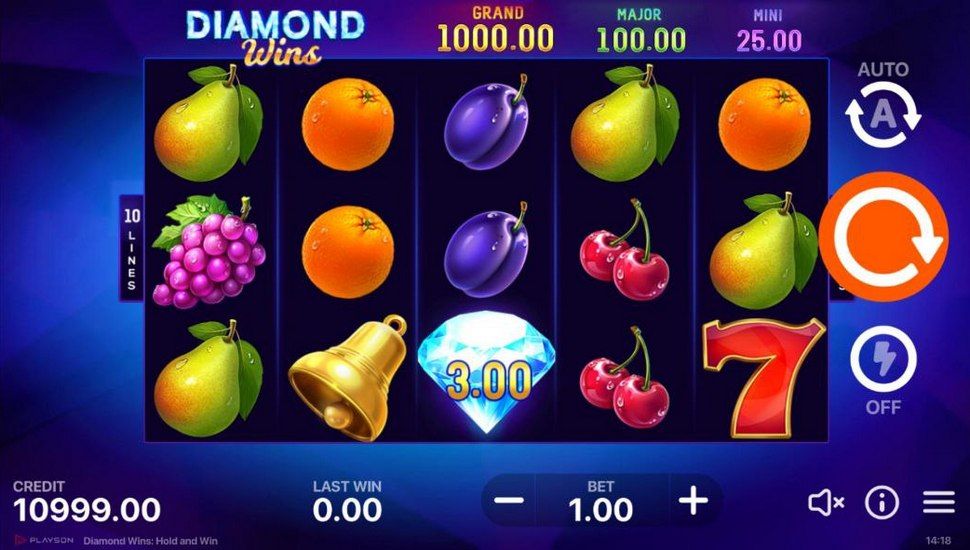 Diamond Wins: Hold and Win Slot Mobile