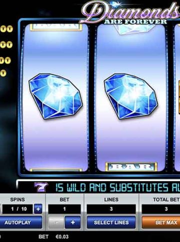 Diamonds are Forever 3 Lines slot