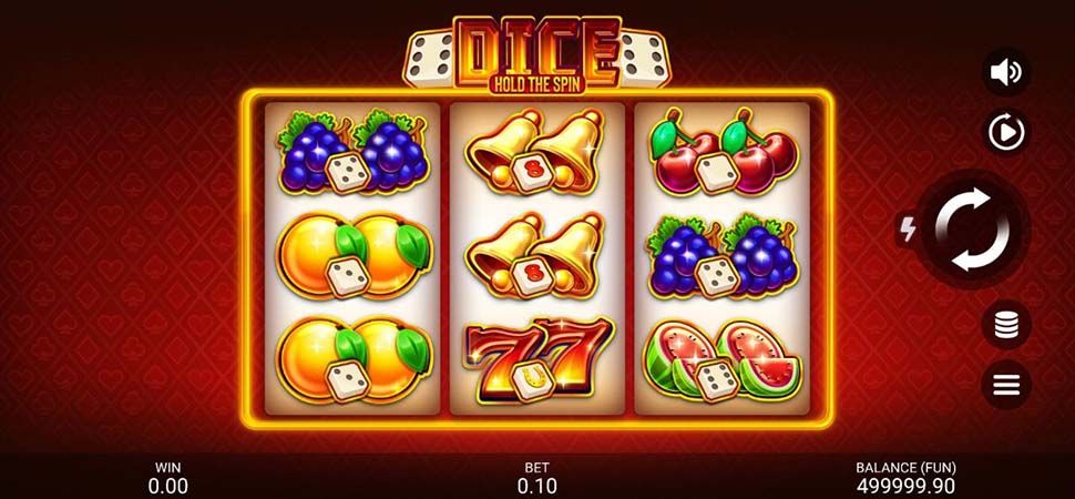 Dice Hold the Spin slot mobile