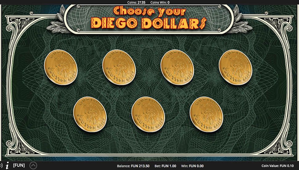 Diego Dollars slot machine