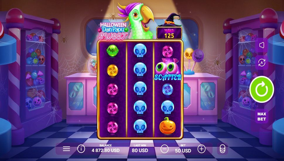 Don Papu Sweet Halloween slot gameplay
