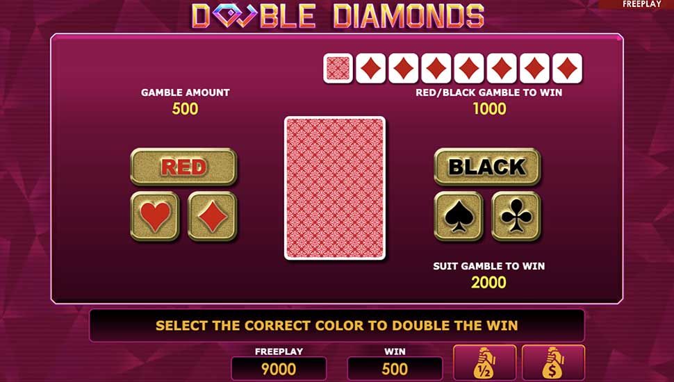 Double Diamonds slot gamble
