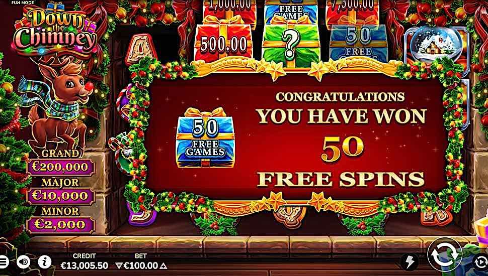 Down the Chimney slot free spins