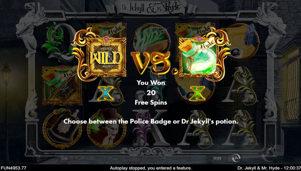 Dr. Jekyll & Mr. Hyde Slot - Free Spins