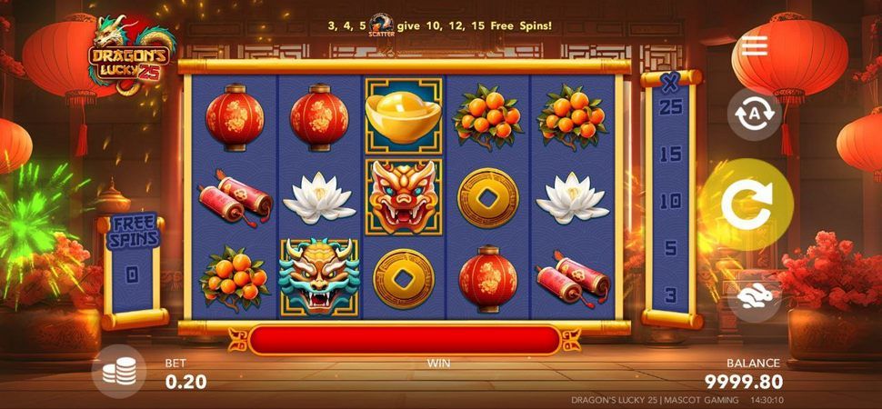 Dragon’s Lucky 25 slot mobile