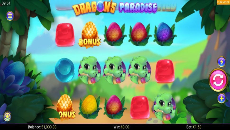 Dragon's Paradise slot mobile