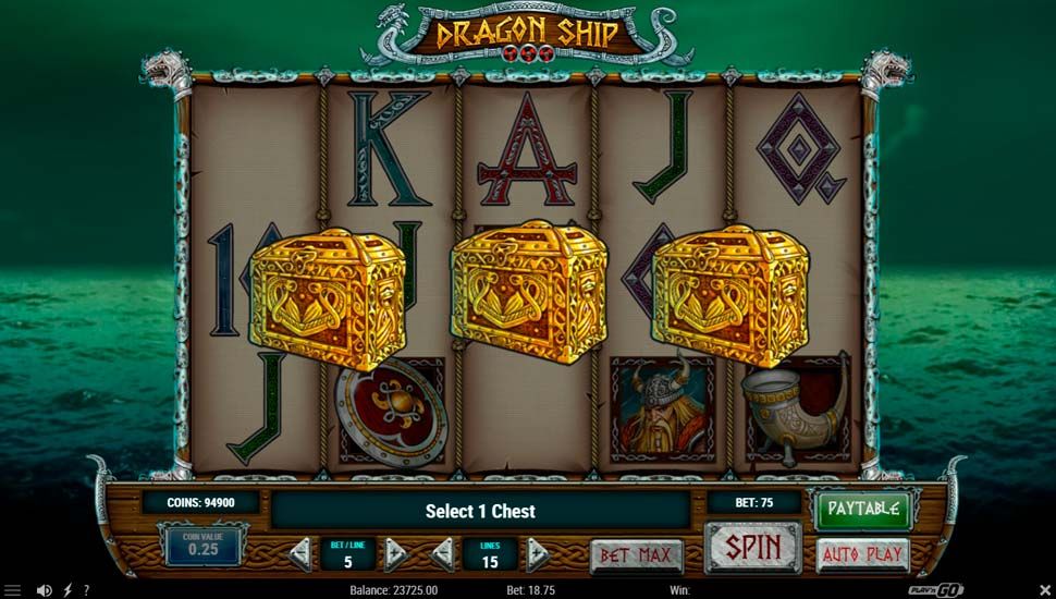 Dragon ship slot Bonus Game