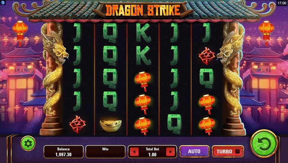 Dragon Strike slot gameplay