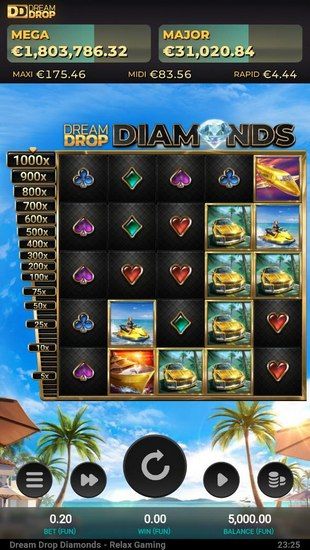 Dream Drop Diamonds Slot Mobile