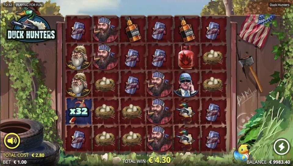 Duck Hunters slot Bomb
