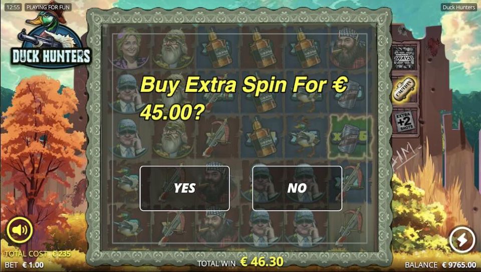 Duck Hunters slot Extra Spin