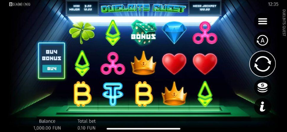 Duelbits Quest slot mobile