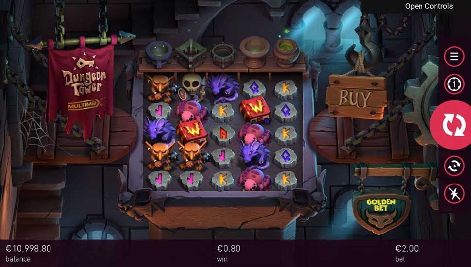 Dungeon Tower MultiMax slot mobile