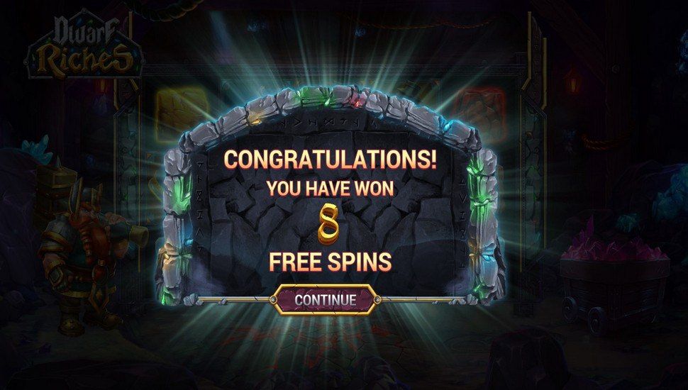 Dwarf Riches Slot - Free Spins