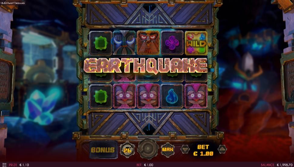 Dwarf Treasures slot - feature