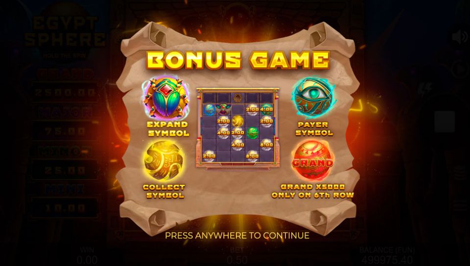 Jackpot Bonus Game