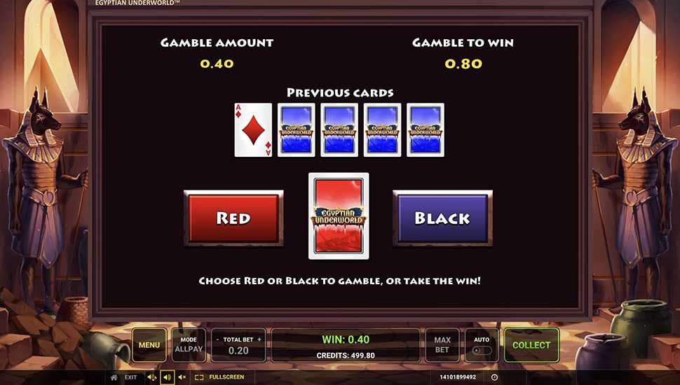Egyptian Underworld slot gamble