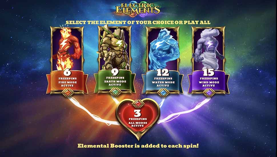 Electric Elements slot free spins