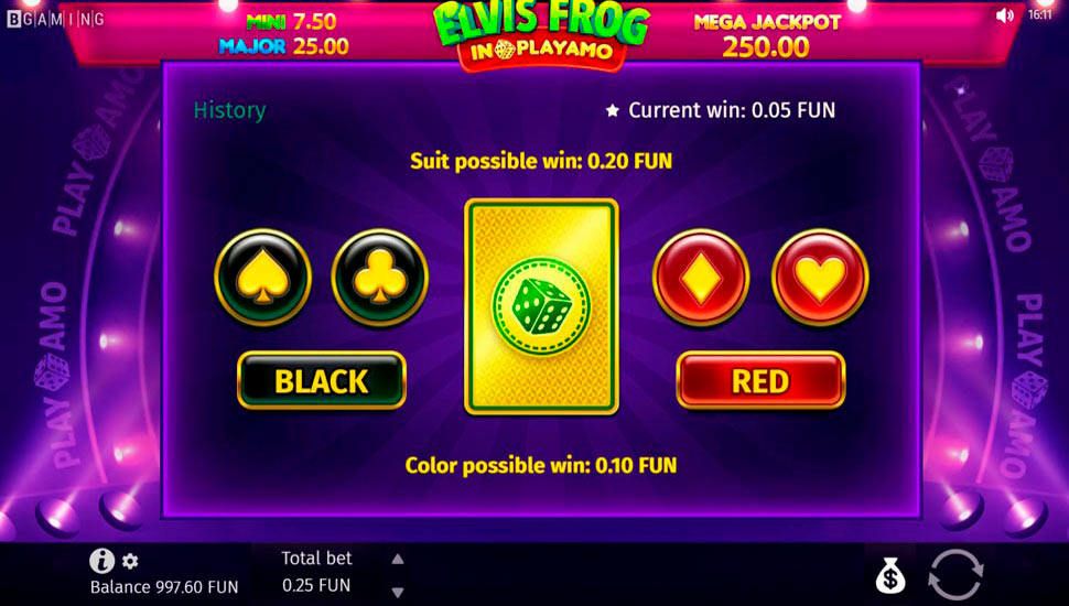 Elvis frog in playamo slot Gamble