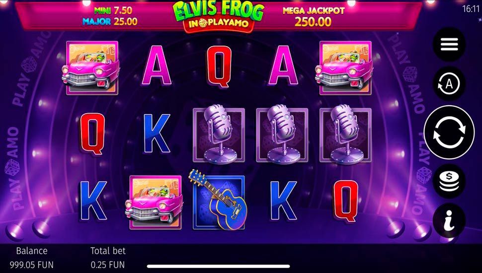 Elvis frog in playamo slot mobile