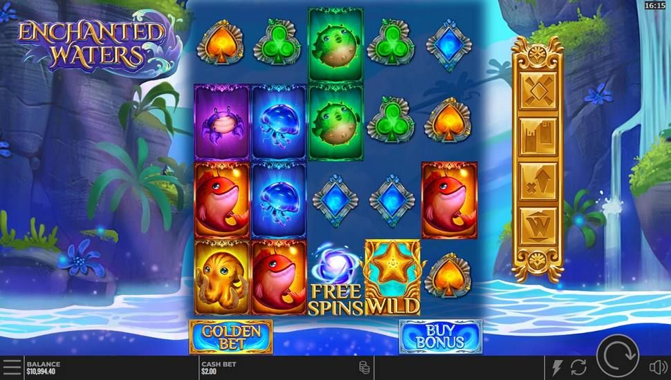 Enchanted Waters slot gameplay