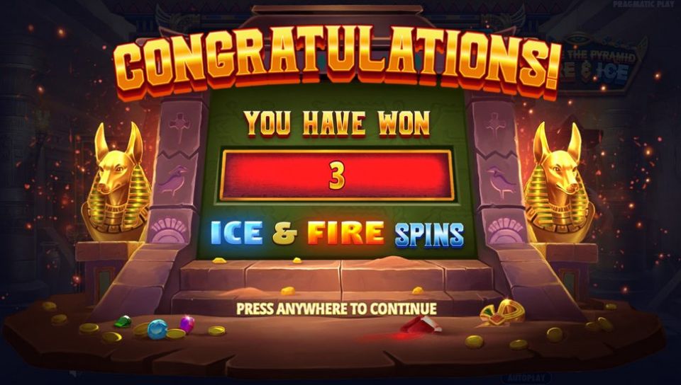 Escape the Pyramid – Fire & Ice slot Fire and Ice Feature