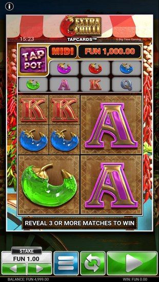 Extra Chilli Tapcards game mobile