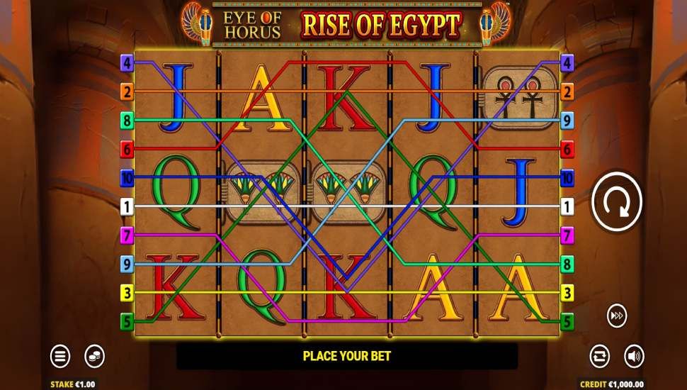Eye of Horus - Rise of Egypt slot - gameplay