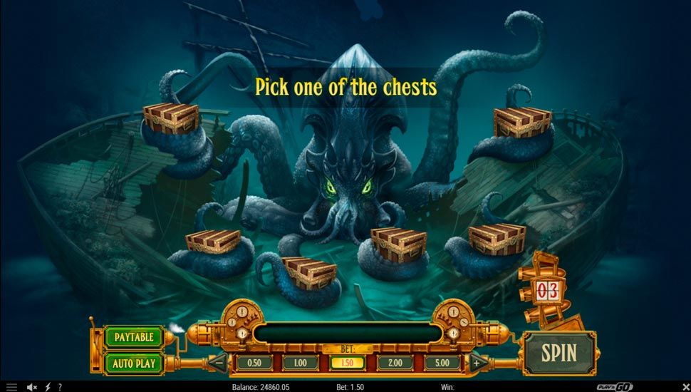 Eye of the kraken slot Bonus Game
