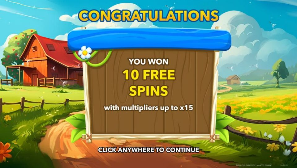 Fabulous Farm Slot free spins