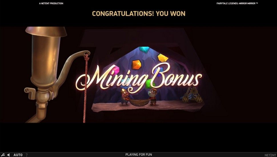 Fairytale Legends: Mirror Mirror Slot - Mining Bonus