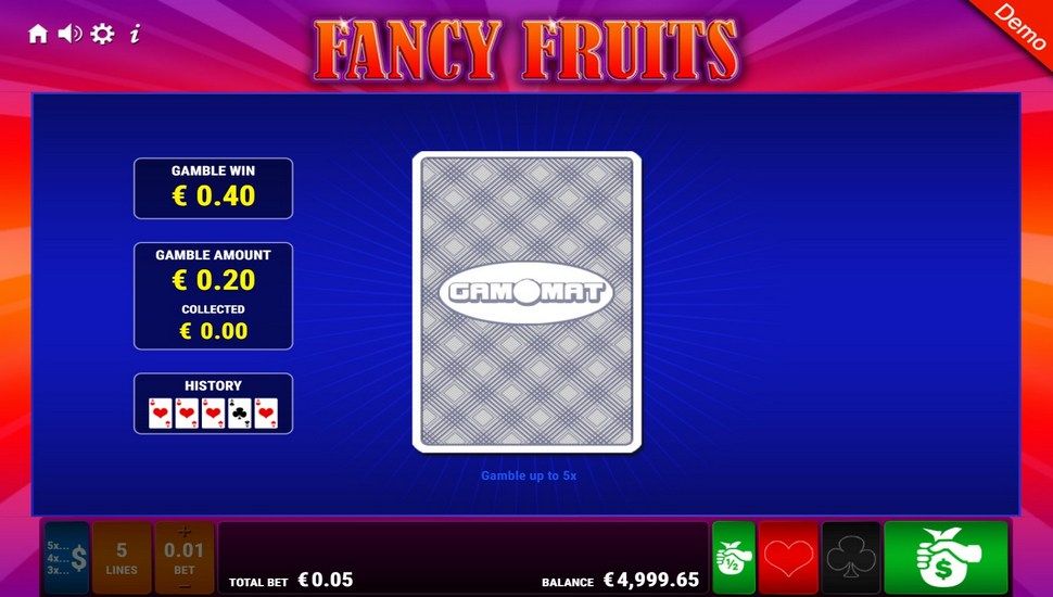 Fancy Fruits slot bonus